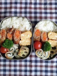 高校生 息子と娘のお弁当 72-レシピのメイン写真