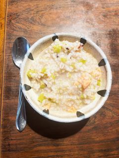 玄米と鮭の大根菜粥-レシピのメイン写真