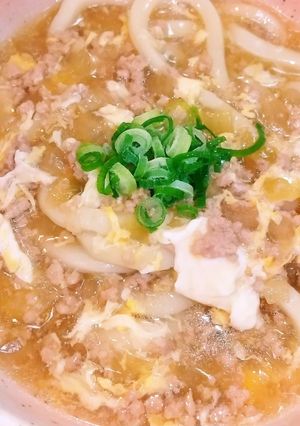肉玉あんかけうどん-レシピのメイン写真