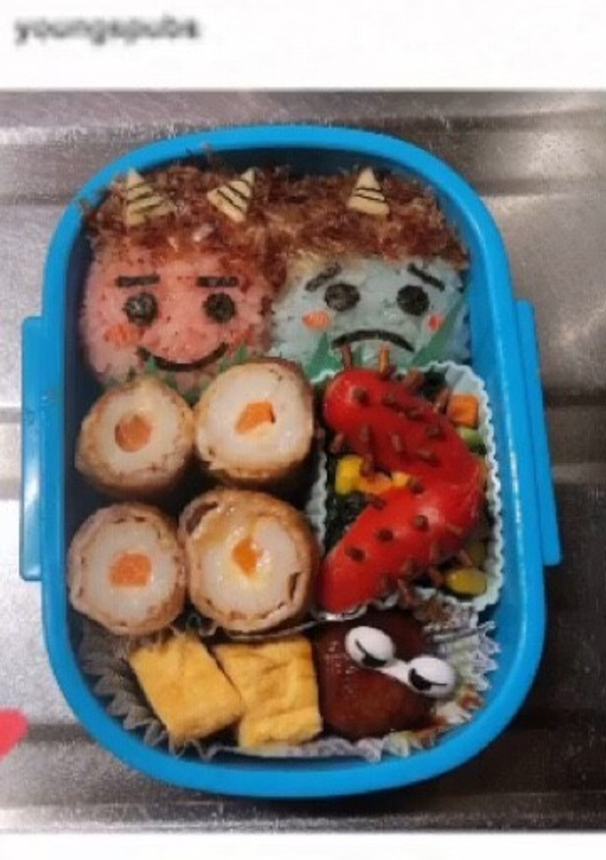 簡単✩節分弁当✩赤鬼さん青鬼さん-レシピのメイン写真