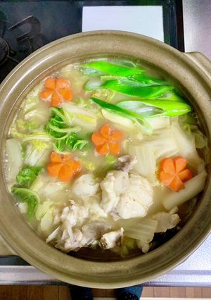 冬の味覚＊あんこう鍋(味噌仕立て)-レシピのメイン写真