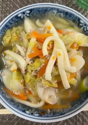 うま塩生姜うどん-レシピのメイン写真
