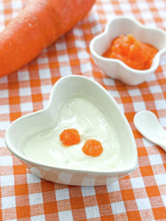 にんじんと豆腐のとろとろ(離乳食初期)-レシピのメイン写真