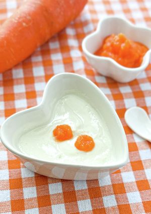 にんじんと豆腐のとろとろ（離乳食初期）-レシピのメイン写真