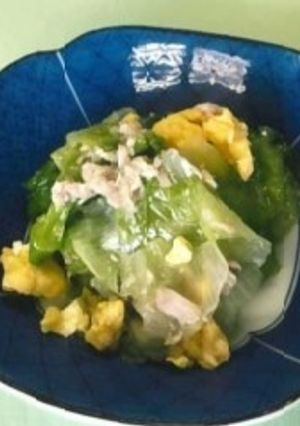 レタスとツナの卵炒め-レシピのメイン写真