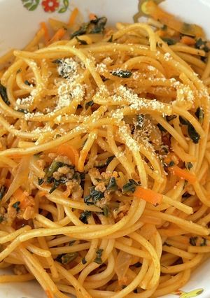【保育園給食】スパゲッティナポリタン-レシピのメイン写真