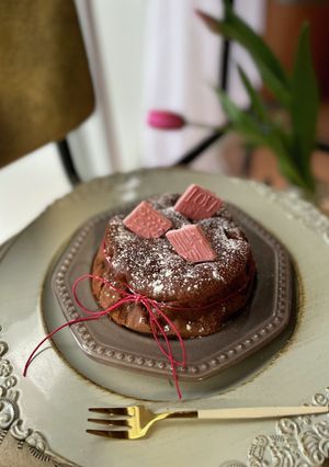 板チョコ2枚でプロ級チョコバナナケーキ-レシピのメイン写真