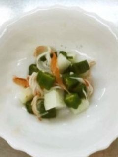 オクラとながいもの酢の物-レシピのメイン写真