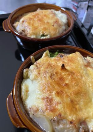 簡単！牛乳と小麦粉で白菜のとろりグラタン-レシピのメイン写真