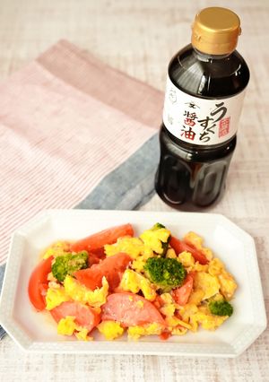 トマトとブロッコリーの卵炒め-レシピのメイン写真