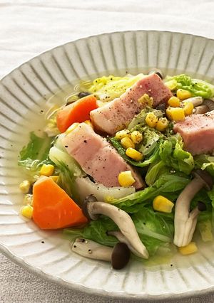 白菜とベーコンのあったかスープ-レシピのメイン写真