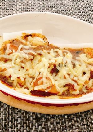 餅チーズ焼きカレー-レシピのメイン写真