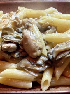 牡蠣のオイル漬けパスタ-レシピのメイン写真
