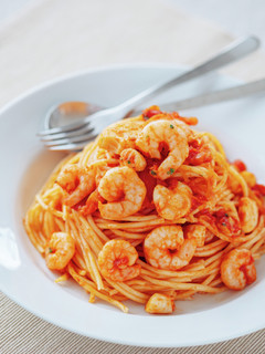黒酢とシーフードのトマトソースパスタ-レシピのメイン写真