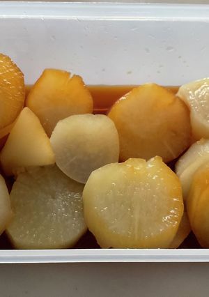 おでん用、大根、茹で卵。下ごしらえ。-レシピのメイン写真