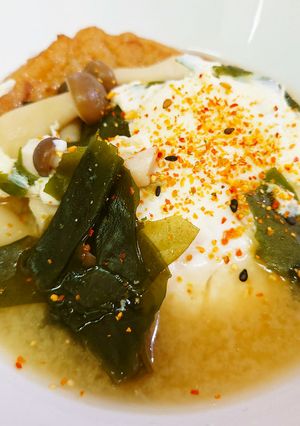 大根と玉ねぎ天の味噌汁-レシピのメイン写真