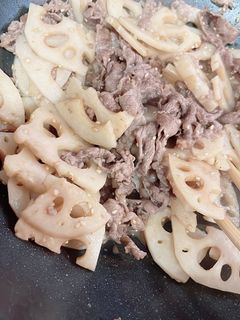 牛肉とレンコンの甘辛炒め-レシピのメイン写真