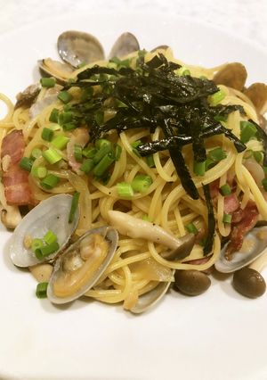 あさりとしめじの和風スパゲティ-レシピのメイン写真