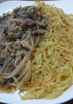 麺がかりかり。あんかけ焼きそば♪-レシピのメイン写真