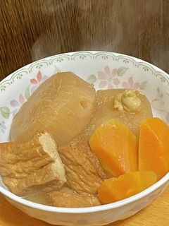 大根と厚揚げの味噌煮-レシピのメイン写真