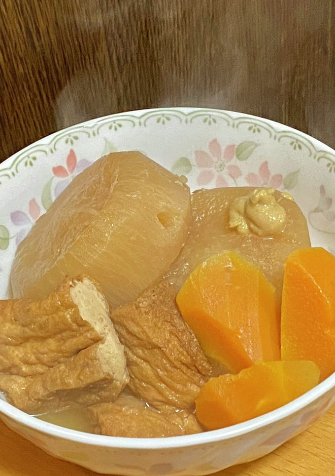 大根と厚揚げの味噌煮-レシピのメイン写真