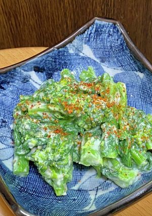 菜の花の味噌＆ヨーグルト和え-レシピのメイン写真