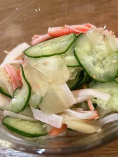 ガリと胡瓜の和え物-レシピのメイン写真