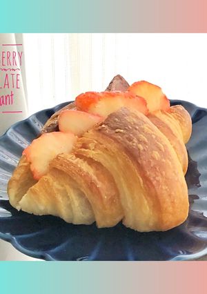 *いちごとチョコの仲良しクロワッサン*-レシピのメイン写真