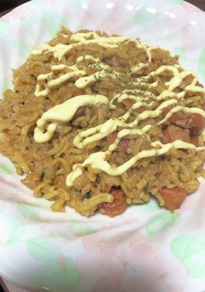 簡単手抜き俺のそば飯-レシピのメイン写真