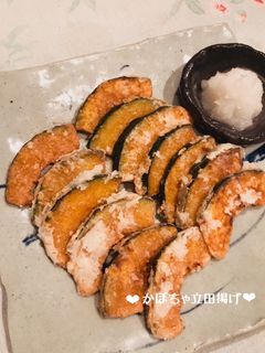 ホクホク♡かぼちゃの立田揚げ♪-レシピのメイン写真