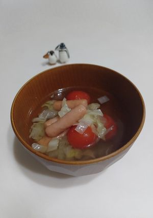 ミニトマトのコンソメスープ-レシピのメイン写真