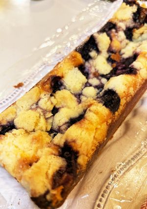 クランブルブルーベリーチーズケーキ-レシピのメイン写真