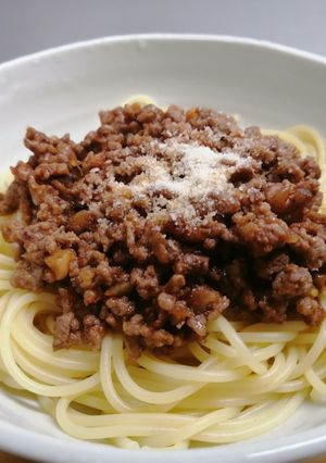 ミートソーススパゲティ-レシピのメイン写真