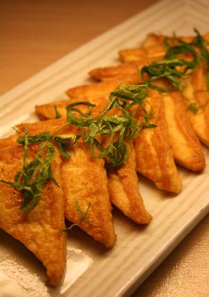 厚揚げの香ばしい薄焼き-レシピのメイン写真