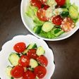 トマトとキュウリの塩こうじ和え