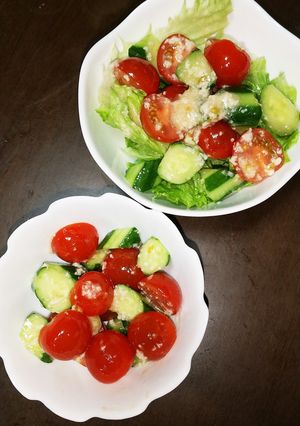 トマトとキュウリの塩こうじ和え-レシピのメイン写真
