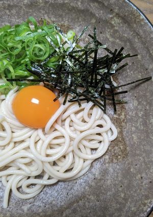 卵黄のっけ 玄米麺-レシピのメイン写真