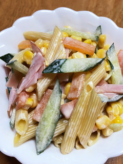 今日のペンネサラダ♪-レシピのメイン写真
