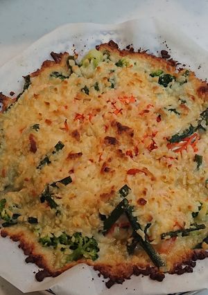 お客さんに出せるアボカドチキンチーズ焼き-レシピのメイン写真