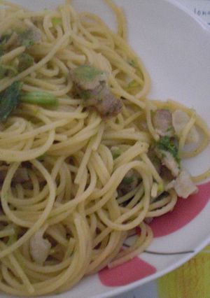 大根の葉ペーストで和風パスタ☆**-レシピのメイン写真