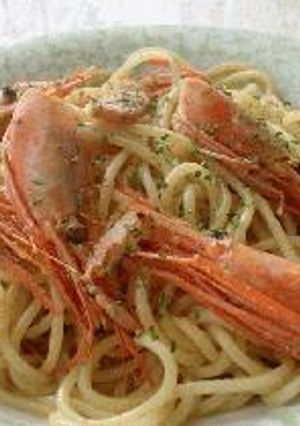 甘エビのミソでパスタ♪-レシピのメイン写真