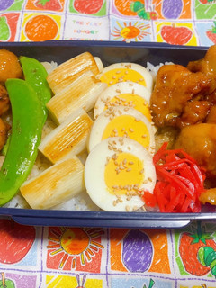 時短お弁当盛り付け記録 やきとり丼-レシピのメイン写真