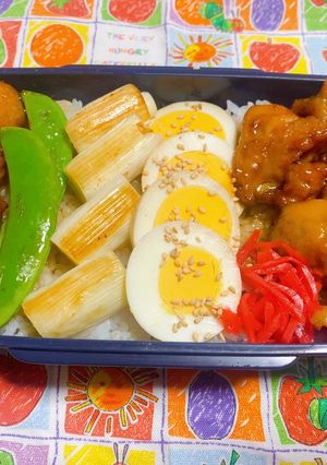 時短お弁当盛り付け記録 やきとり丼-レシピのメイン写真