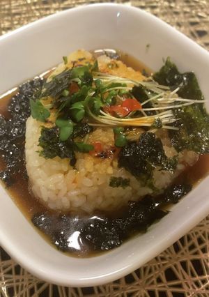 【超簡単】チーズINチゲ風だし茶漬け-レシピのメイン写真