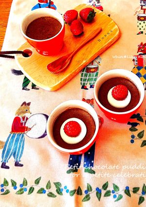 チョコッとチョコプリン❤バレンタインに-レシピのメイン写真