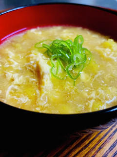 白菜少〜し余ったら…かき玉味噌汁-レシピのメイン写真
