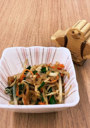 【大崎市】切干大根のオイスターソース炒め-レシピのメイン写真