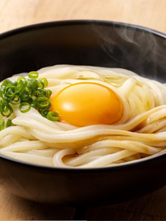 簡単あったかい♪釜玉うどん-レシピのメイン写真