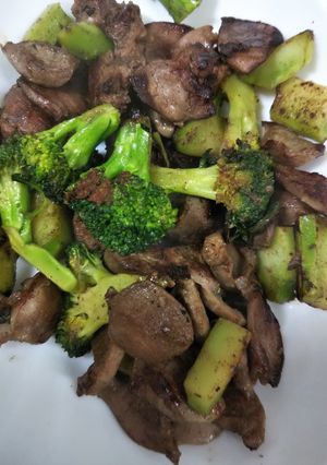 鶏レバー砂ギモの鶏ガラ炒め☆♪-レシピのメイン写真
