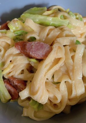 【乳アレでも、離乳食にも】クリームうどん-レシピのメイン写真